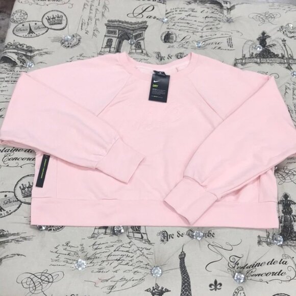 Nike Dri-Fit Oversized Women's Crop Sweatshirt - Picture 3 of 3